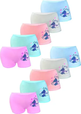 Produktbild von 10er Set Mädchen Pantys - Katze - Mehrfarbig