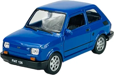 Produktbild von Welly Fiat 126P Blau 1:34-1:39 Die Cast Metall Modell Neu im Kasten 42372