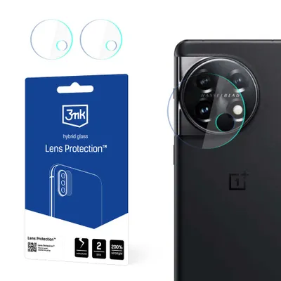 Produktbild von 3mk Hybridglas Lens Protection für OnePlus 11 5G  Kamera Objektiv Kameralinse 0,16mm 6H (4 Stück)