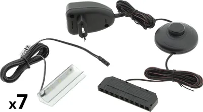Obrázok produktu pre LED osvetlenie na 7 políc biele