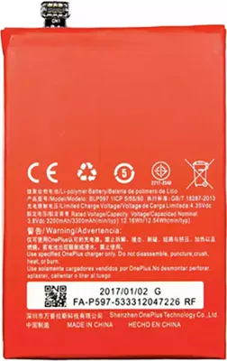 Produktbild von Ersatz Akku für OnePlus 2 BLP597 3300mAh Accu Batterie Battery