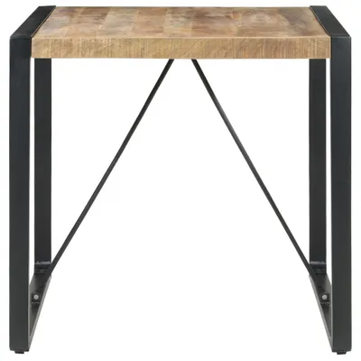 Produktbild von vidaXL Esstisch 80x80x75 cm Raues Mangoholz