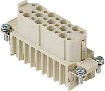 Immagine prodotto di CDF 25 I.L.M.E. Ilme CD inserto per presa (F) con terminale a crimpare, 25 poli + PE, 250 V, 10 A - 1 pezzo