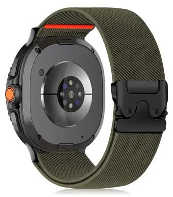 Image de Solidchoice - Bracelet en nylon pour Galaxy Watch avec fermeture à déclic de type parachute