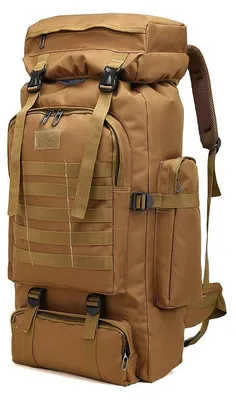 Image de Grand sac à dos de randonnée imperméable (60-80 litres) pour femmes et hommes – Sac à dos de voyage, sac à dos d'urgence, sac à dos de trekking pour la survie, la randonnée, le camping, la pêche et les voyages (sac à dos de randonnée)