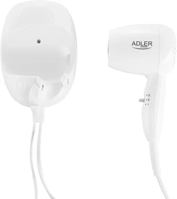 Produktbild von Adler AD 2252, AC, Weiß, Einfarbig, 1,6 m, 1600 W, 1600 W