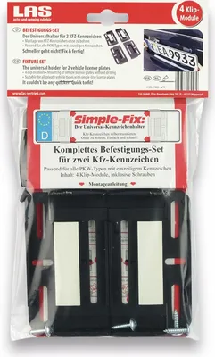 Produktbild von EUFAB Kennzeichenhalter Simple Fix