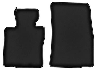 Imagen del producto de Alfombrillas delanteras de moqueta para Mini Paceman 2012-2016 (hatchback) – 2 piezas, negras, a medida – Wielganizator DURBAN