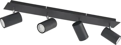 Produktbild von Lindby Deckenstrahler Joffrey, 70 cm, schwarz, 4-flg., GU10