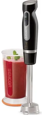 Image de Mixeur plongeant SENCOR SHB 4359BK-EUE3, 800 W, 2 vitesses, Gobelet 700 ml, 4 lames en acier inoxydable, Noir