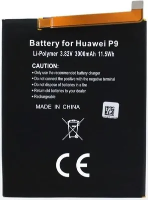Produktbild von Akku für Huawei Honor 8 Li-Pol 3,8 Volt 2900 mAh schwarz.