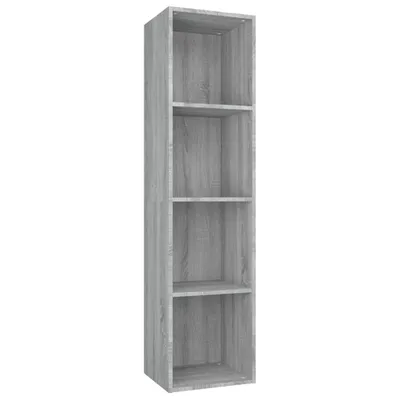 Produktbild von vidaXL Bücherschrank/TV-Schrank Grau Sonoma 36x30x143 cm Holzwerkstoff