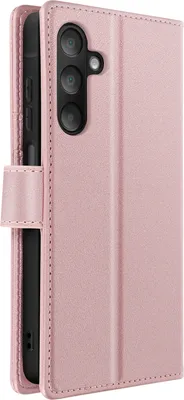 Produktbild von Mayaxess, 2in1 Folio Etui Galaxy A16 mit abnehmbarer Hülle, Champagnerrosa