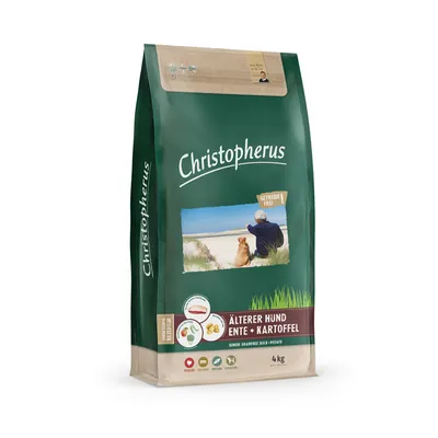 Produktbild von Christopherus Getreidefrei Senior Ente & Kartoffel 4kg