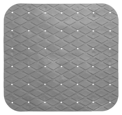 Produktbild von 5five Simply Smart Duscheinlage Kunststoff grau 0,3cm x 50cm x 50cm