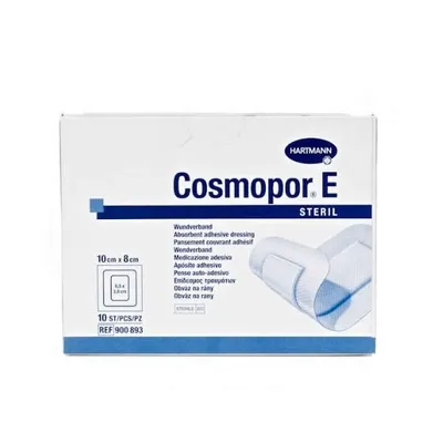 Obrázek produktu pro Hartmann Cosmopor E Sterilní savý obvaz 10 x 8 cm, 10 kusů