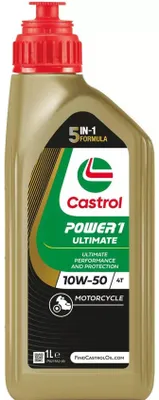Produktbild von CASTROL Power 1 Ultimate 4T für 10W-50 1 Liter Motoröl Motorenöl Öl Motorradöl Motorbike