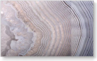 Produktbild von DEQORI Frühstücksbrett Glas 23x14 cm 'Helle Achatschicht' Schneidebrett Platte