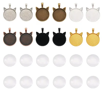 48-teiliges Katzen-Cabochon-Set für DIY-Schmuck