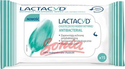 Produktbild von LACTACYD Antibakterielle Intimhygienetücher, 15 Stück