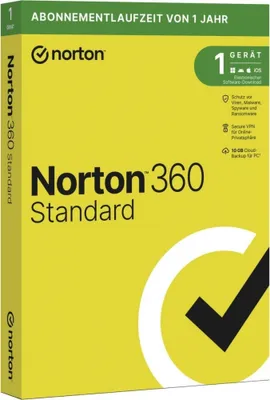 Image de NortonLifeLock 21460090 Norton 360 Standard 10 Go de protection pour 1 utilisateur