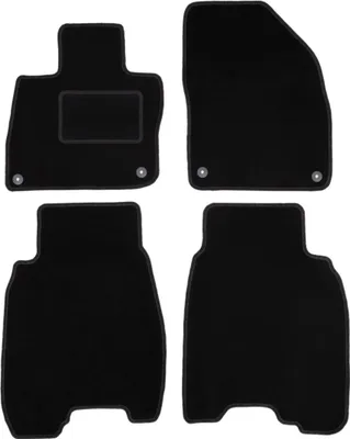 Image de Tapis en velours noir pour : Honda Civic VIII (UFO) à hayon (2006-2012)
