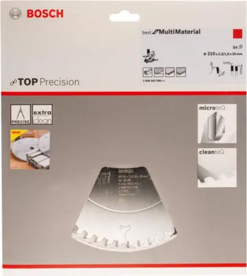 Obrázek produktu pro Pilový kotouč Top Precision Best for MultiMaterial D210mm Bore30mm 54Z HLTCG