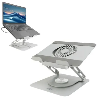 Obrázok produktu pre ACT AC8106, Stojan na laptop, Šedá, Hliník, Kov, 43,9 cm (17.3"), 1 kusov, 12 cm