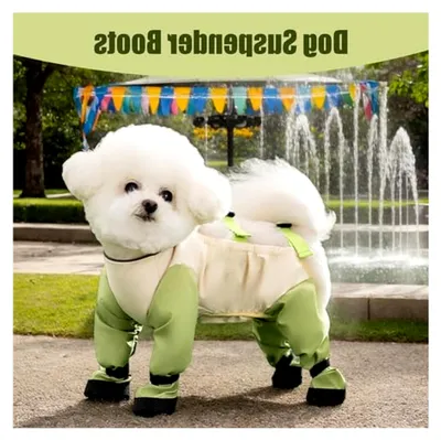 Produktbild von Wasserdichte Hundestiefel – Rutschfeste, Verstellbare Riemen, Schützende Hundeschuhe, Gehausrüstung | Leuchtende Streifen für Hartholzböden, Schnee, Outdoor, Regen, Sicherheit
