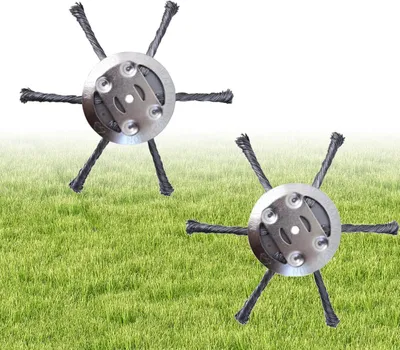 Productafbeelding van Onkruidborstel voor bosmaaier 6 inch 3 koppen draadwiel maaikop onkruidverwijderaar trimmerkop reservemes