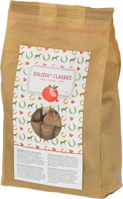 Produktbild von Kerbl Delizia Pferdeleckerli Sweeties Apfel 1 kg