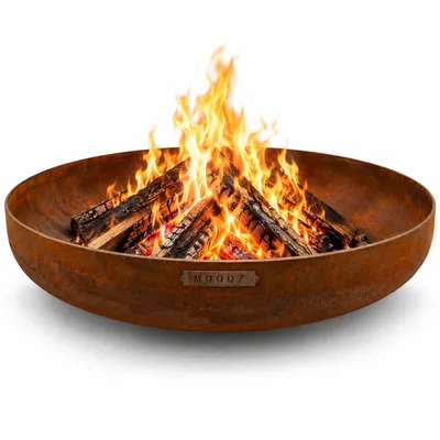 Produktbild von MOODZ Feuerschale 60 cm aus 3 mm Cortenstahl für den Garten