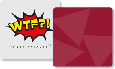 Immagine prodotto di WTF, supporto adesivo universale doppio per smartphone su superfici lisce, bianco