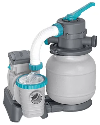 Produktbild von Bestway Sandfilterpumpe 58497 6.056 l/h 6-Wege-Ventil Timer 230W für oberirdische Pools