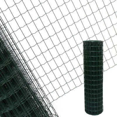 Produktbild von Gartenzaun Maschendraht 1,2x10m Schweißgitter Wildzaun grün Maschung 7,5x5cm