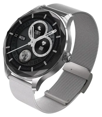 Image de Montre intelligente Garett Viva Argent avec bracelet en acier