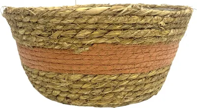 Produktbild von Korb geflochten Ø28 cm - Höhe 14 cm - natürlich