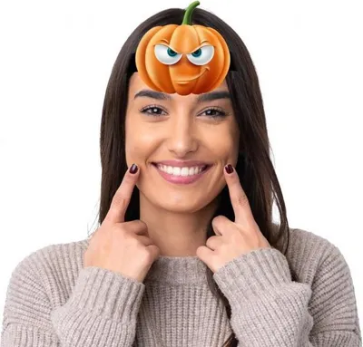 Zdjęcie produktu dla 4 opaski na głowę Halloween dynia pająk nietoperz