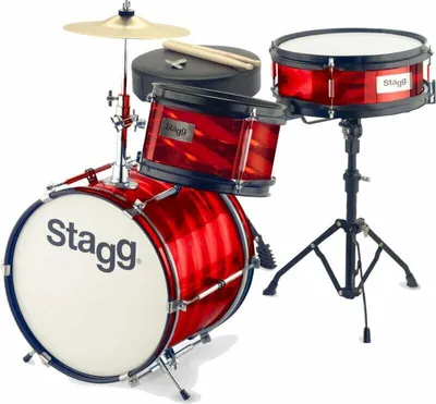 Zdjęcie produktu dla Stagg TIM JR 3/12B RD Red Perkusje dziecięce