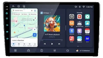 Obrázok produktu pre CarPlay, dotykový displej, multimediálny prehrávač, kompatibilné s KIA Ceed (2007-2009), GPS navigácia, model V7 (6 GB RAM, 128 GB úložisko), 9 palcov