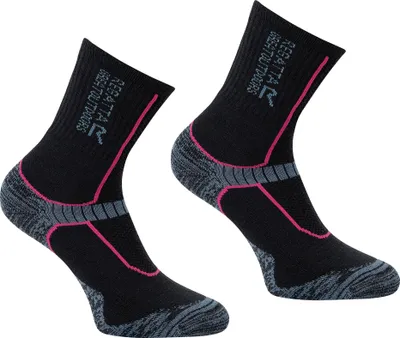 Obrázek produktu pro Regatta - Ponožky pro ženy, Vlna, turistické RG12282 (35,5 EU - 38 EU) (středně šedá/modrošedá)