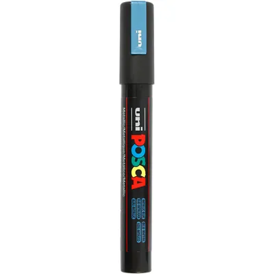 Produktbild von POSCA Pigmentmarker (PC-5M) blau metallic