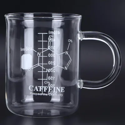 Immagine prodotto di Bicchiere graduato in vetro borosilicato, con manico e scala di misurazione, capacità 450 ml, resistente al calore