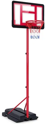 Produktbild von Verstellbarer Kinderbasketballkorb 95-155 cm mit befüllbarem Fuß