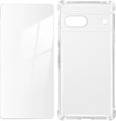 Produktbild von Avizar, Schutz-Set, Hülle + Schutzfolie für Google Pixel 7, Transparent