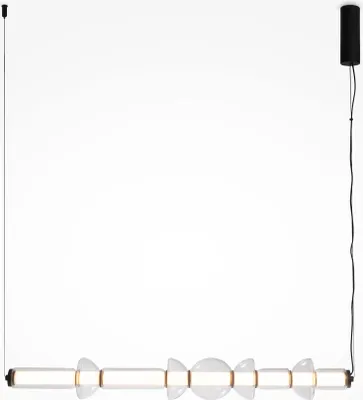 Produktbild von Maytoni Moderne Pendelleuchte Cosmo LED incl. in Schwarz aus Metall Glas 39 W für Küche, Schlafzimmer, Wohnzimmer, Esszimmer, Lobby