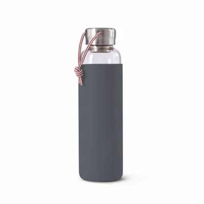 Image de Gourde en verre avec étui de couleur Black + Blum