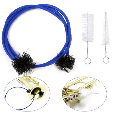 Productafbeelding van Trombone reinigingsset, trompetreinigingsborstels, 3 stuks