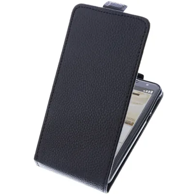 Produktbild von foto-kontor Tasche kompatibel mit Emporia Smart 5 Schutzhülle schwarz Smartphone Flipstyle Schutz Hülle Handyhülle Case Flip Cover Handytasche Klapphülle Schutztasche