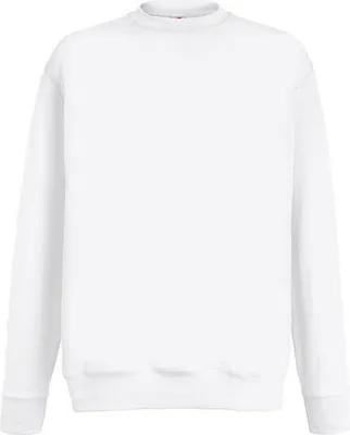 Produktbild von Fruit of the Loom - New Lightweight Set-In Sweat - White - L